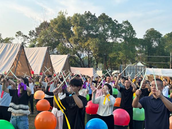 横琴石博园营地超级有氧鼓团建_珠海腾睿团建